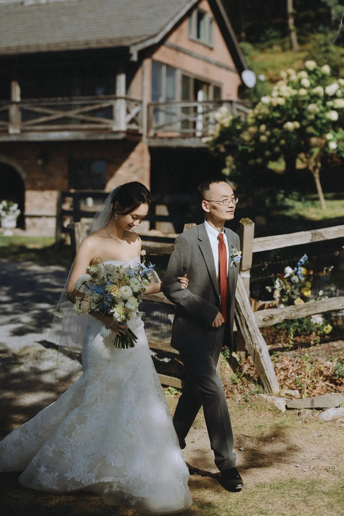 A wedding processional